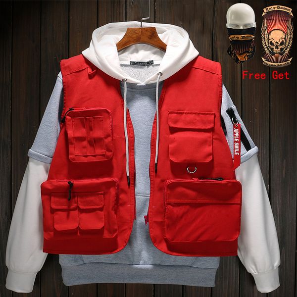 men's vests multi pocket men's vest tactical hunting clothes sleeveless jackets mens casual waistcoat chaleco sin mangas volunteer, Black;white
men's vests multi pocket men's vest tactical hunting clothes sleeveless jackets mens casual waistcoat chaleco sin mangas volunteer, Black;white