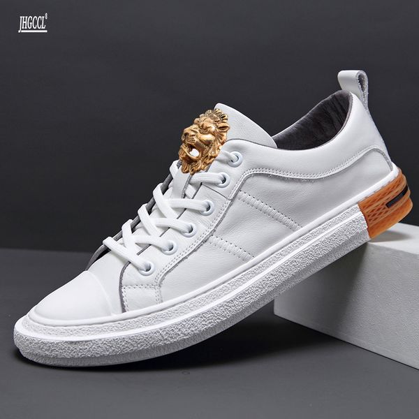 classic leather shoes men's new dress shoes fashionable cowhide flats trendy sneakers a15, Black
classic leather shoes men's new dress shoes fashionable cowhide flats trendy sneakers a15, Black