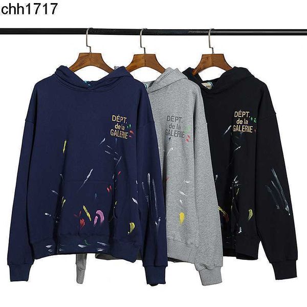 high version fashion brand galleryes dept splash graffiti high street men's and women's hoodie fashion, Black
high version fashion brand galleryes dept splash graffiti high street men's and women's hoodie fashion, Black