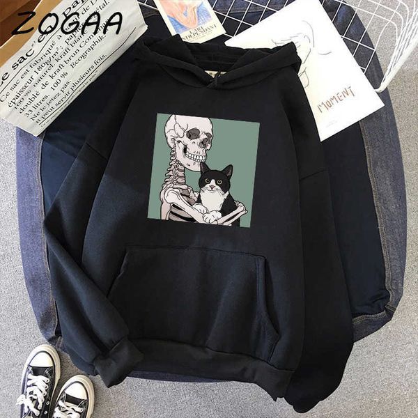zogaa spring new men's thick hooded sweatshirt personality skull harajuku student plus size hoodie hip-hop casual sweatshirt men, Black
zogaa spring new men's thick hooded sweatshirt personality skull harajuku student plus size hoodie hip-hop casual sweatshirt men, Black