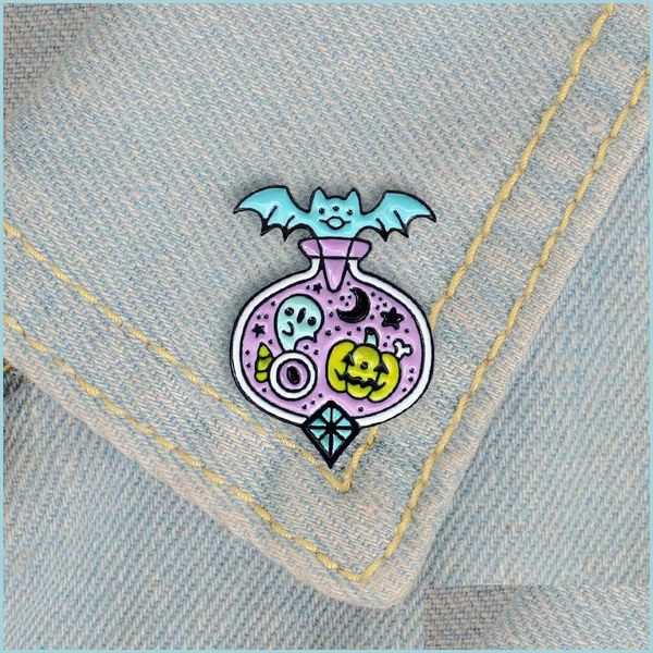 pins brooches purple devil potion metal enamel brooch three eyes bat skeleton pumpkin badge pin exaggerated funny costume jewelshops dhqh5, Gray
pins brooches purple devil potion metal enamel brooch three eyes bat skeleton pumpkin badge pin exaggerated funny costume jewelshops dhqh5, Gray