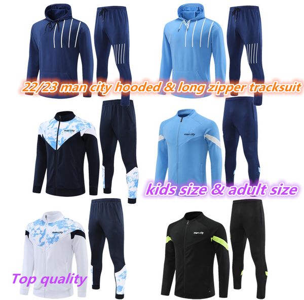 2022 2023 hooded man city kids tracksuit long zipper jacket uniforms city grealish sterling ferran de bruyne tracksuits 22 23 bernardo hoodi, Black
2022 2023 hooded man city kids tracksuit long zipper jacket uniforms city grealish sterling ferran de bruyne tracksuits 22 23 bernardo hoodi, Black