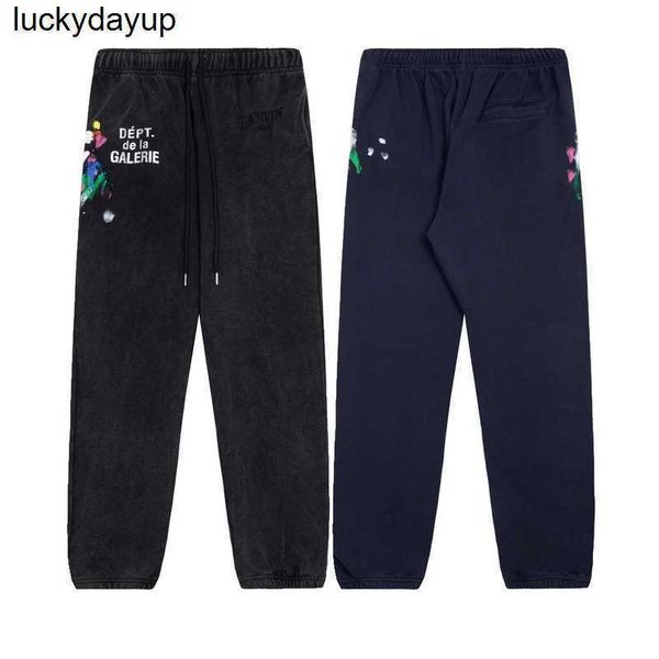new men's designer pants galery dept splash graffiti pants streetwear fashion brand casual pants, Black
new men's designer pants galery dept splash graffiti pants streetwear fashion brand casual pants, Black