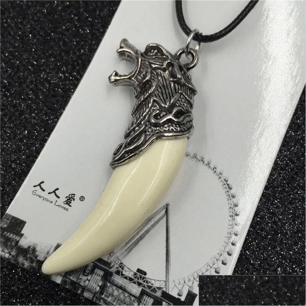 pendant necklaces punk cool brave men wolf teeth necklace women lucky jewelry vintage imitation tooth amet pendant necklac bdejewelry dh8cg, Silver
pendant necklaces punk cool brave men wolf teeth necklace women lucky jewelry vintage imitation tooth amet pendant necklac bdejewelry dh8cg, Silver