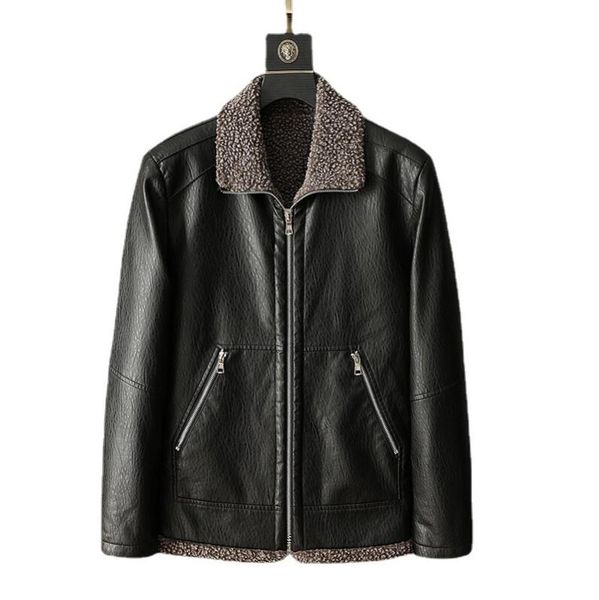 european and american men's street faux leather jacket biker suit hip hop style hair collar lapel korean version slim pu coat mm8llh21, Black
european and american men's street faux leather jacket biker suit hip hop style hair collar lapel korean version slim pu coat mm8llh21, Black