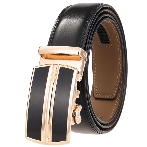 belts mens fashion genuine leather strap waist luxury brand wedding jeans for men automatic buckle, Black;brown
belts mens fashion genuine leather strap waist luxury brand wedding jeans for men automatic buckle, Black;brown
