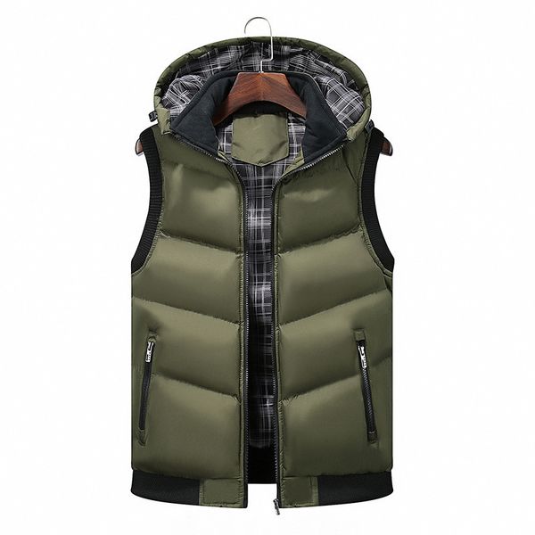 men's down parkas selling spring winter mens hooded detachable vest fashion warm down cotton coat young student vest 220930, Black
men's down parkas selling spring winter mens hooded detachable vest fashion warm down cotton coat young student vest 220930, Black