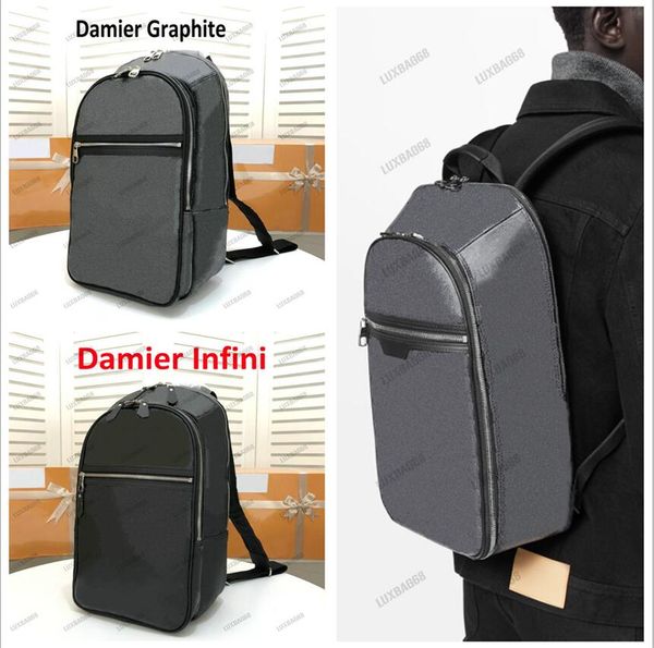 n45279 michael backpack nv2 rounded shape damier graphite canvas leather designer men's backpacks double zipper lapbag
n45279 michael backpack nv2 rounded shape damier graphite canvas leather designer men's backpacks double zipper lapbag