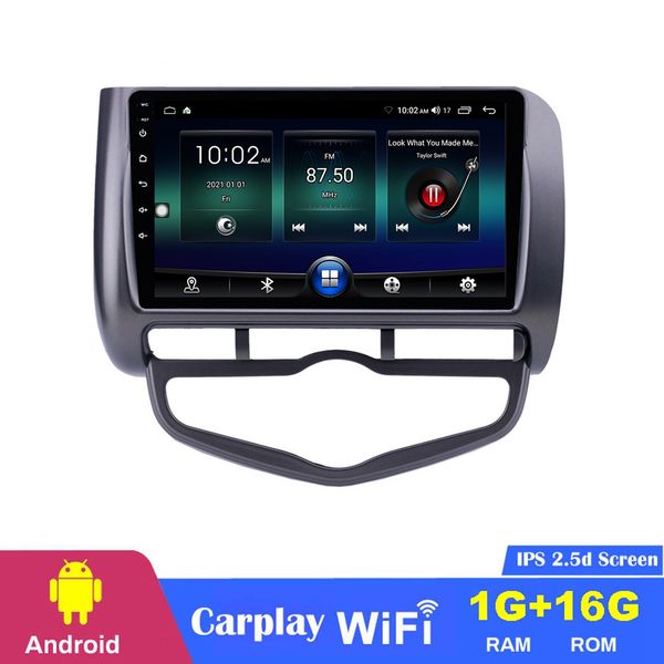 9" car dvd radio player android auto stereo with gps for honda jazz city 2006 ac rhd 
9" car dvd radio player android auto stereo with gps for honda jazz city 2006 ac rhd