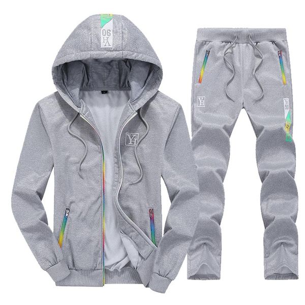 bumpybeast sporting suit mens hoodie zipper cardigan pants suits designer tracksuit two piece set men clothing sets plus asia size261g, Gray
bumpybeast sporting suit mens hoodie zipper cardigan pants suits designer tracksuit two piece set men clothing sets plus asia size261g, Gray