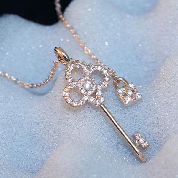 fashion zircon lock & key pendant necklaces elegant women crystal charms necklace for wedding party rose gold plated chain collar 224i, Silver
fashion zircon lock & key pendant necklaces elegant women crystal charms necklace for wedding party rose gold plated chain collar 224i, Silver