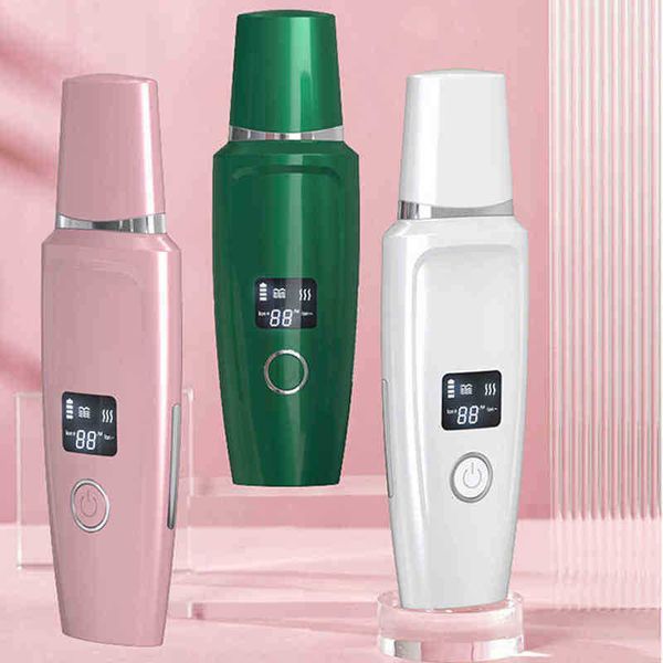 ultrasonic skin scrubber deep cleaning face vibrating facial cleansing spatula peeling beauty instrument device 220516
ultrasonic skin scrubber deep cleaning face vibrating facial cleansing spatula peeling beauty instrument device 220516