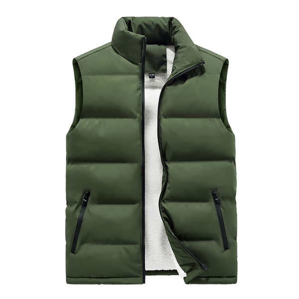 men's vests korean version plush thickened warm and versatile cotton padded waistcoat style men's loose vest in autumn winter coat, Black;white
men's vests korean version plush thickened warm and versatile cotton padded waistcoat style men's loose vest in autumn winter coat, Black;white