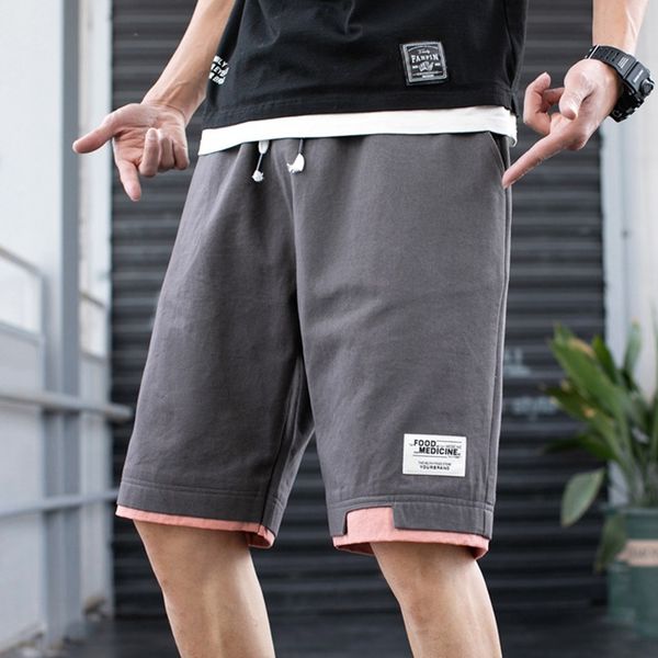 shorts mens summer elastic waist shorts plus size men fashion streetwear patchwork jogger homme casual sweatpants, White;black
shorts mens summer elastic waist shorts plus size men fashion streetwear patchwork jogger homme casual sweatpants, White;black