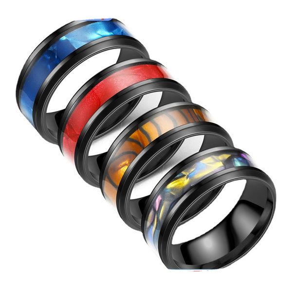 8mm shell titanium steel ring designer band link clover luxury nail love tennis charm homme men chains for women rings bohemian jewelry bohe, Silver
8mm shell titanium steel ring designer band link clover luxury nail love tennis charm homme men chains for women rings bohemian jewelry bohe, Silver