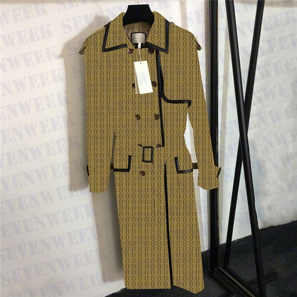 luxury womens jackets windbreaker with belt designer letter ladies fashion long style trench coats, Black;brown
luxury womens jackets windbreaker with belt designer letter ladies fashion long style trench coats, Black;brown