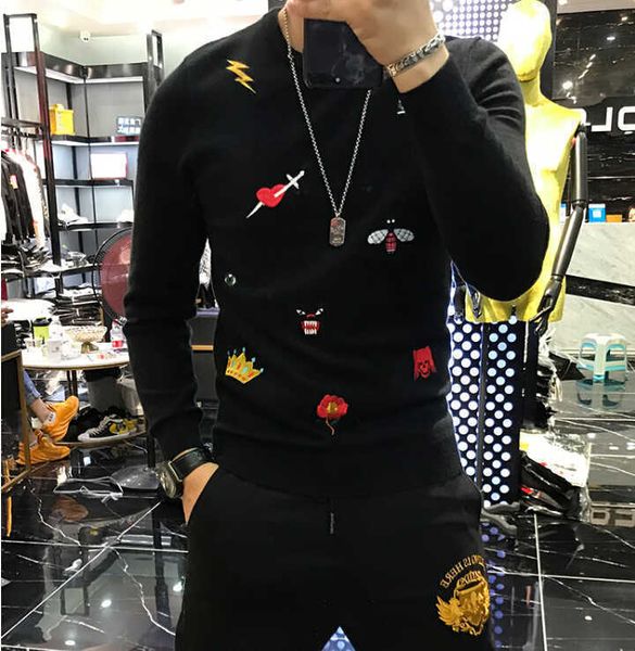 men's sweaters mens causal o neck sweater d autumn winter christmas pullover knitted jumper sweaters slim fit male clothes t220928, White;black
men's sweaters mens causal o neck sweater d autumn winter christmas pullover knitted jumper sweaters slim fit male clothes t220928, White;black