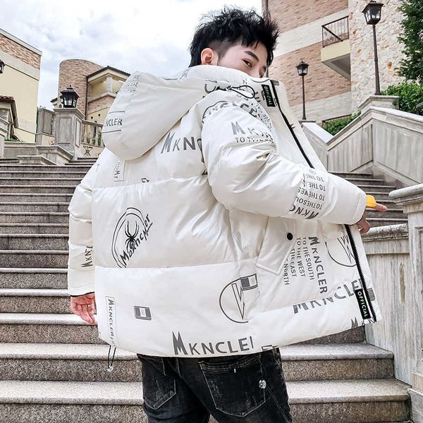 men's down parkas white winter jacket coats 2022 hip hop letter print hooded warm duck thick jackets for male parka coat g220930, Black
men's down parkas white winter jacket coats 2022 hip hop letter print hooded warm duck thick jackets for male parka coat g220930, Black