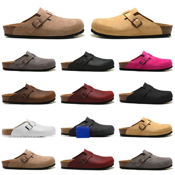 boston clogs designer sandals men women slide slippers soft footbed clog suede leather buckle strap shoes woody outdoor indoor brown, Black
boston clogs designer sandals men women slide slippers soft footbed clog suede leather buckle strap shoes woody outdoor indoor brown, Black