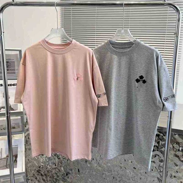 t shirtfactory online export designer brand short sleeves ch spring summer new cross leather label horseshoe patch embroidery men's wom, Black;brown
t shirtfactory online export designer brand short sleeves ch spring summer new cross leather label horseshoe patch embroidery men's wom, Black;brown