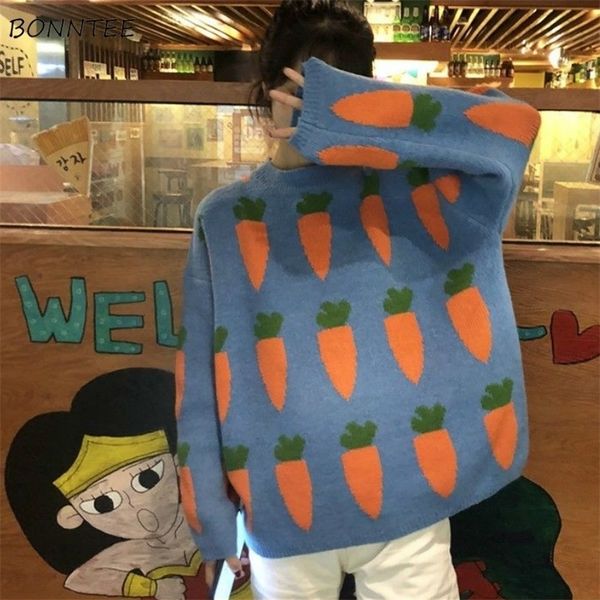 women's sweaters women sweaters carrots printed pullovers o-neck knitted jumpers cute lovely thicken students streetwear korean style s, White;black
women's sweaters women sweaters carrots printed pullovers o-neck knitted jumpers cute lovely thicken students streetwear korean style s, White;black
