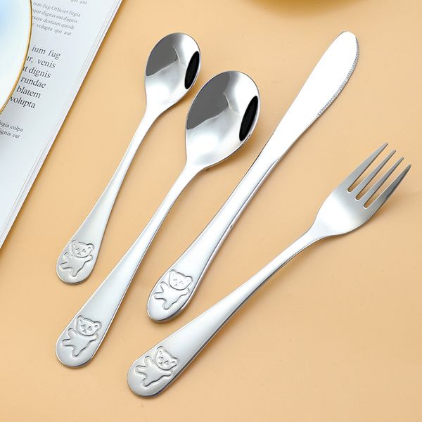 utensils set fork knife teaspoon spoon food baby feeding children learning foods habit kids stainless steel cutlery 20221006 e3
utensils set fork knife teaspoon spoon food baby feeding children learning foods habit kids stainless steel cutlery 20221006 e3