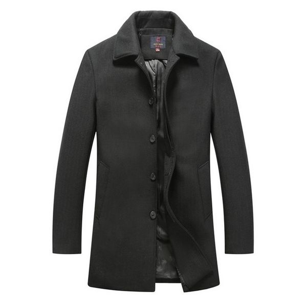 men's wool blends winter men casual jacket overcoat woolen cloth coats warm wool blends slim fit jackets fashion cashmere coat plus siz, Black
men's wool blends winter men casual jacket overcoat woolen cloth coats warm wool blends slim fit jackets fashion cashmere coat plus siz, Black