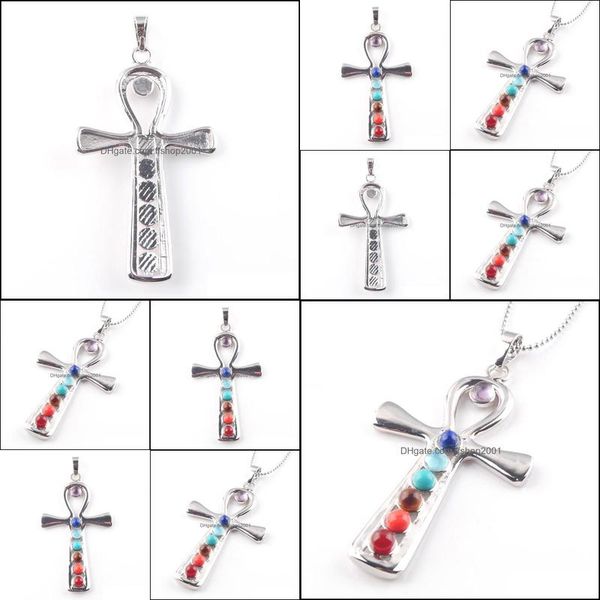 pendant necklaces 7 chakras natural stones cross pendants health amet healing necklace 18" length jewelry charms pendant n ffshop2001 d, Silver
pendant necklaces 7 chakras natural stones cross pendants health amet healing necklace 18" length jewelry charms pendant n ffshop2001 d, Silver
