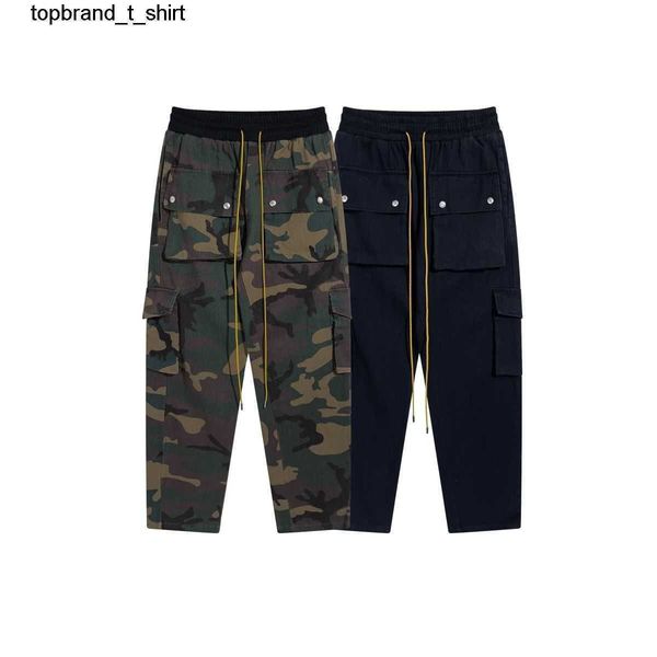 new men's designer pants rhude camouflage drawstring trousers fashion brand casual streetwear pants trend, Black
new men's designer pants rhude camouflage drawstring trousers fashion brand casual streetwear pants trend, Black
