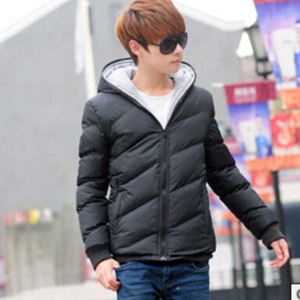 men's down parkas cotton padded male korean fashion chain hat men coat thickness g220930, Black
men's down parkas cotton padded male korean fashion chain hat men coat thickness g220930, Black