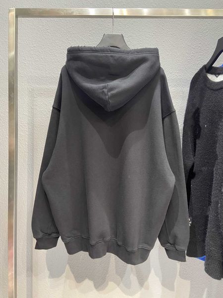xwos high version of paris b athletic running men's printed ragged holes and wo loose hooded fleece sweater top, Black
xwos high version of paris b athletic running men's printed ragged holes and wo loose hooded fleece sweater top, Black