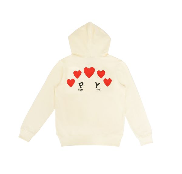 play designer men's hoodies fashion hearts badge hoodie trend cotton sweatshirts women's clothing labels complete 1fng, Black
play designer men's hoodies fashion hearts badge hoodie trend cotton sweatshirts women's clothing labels complete 1fng, Black