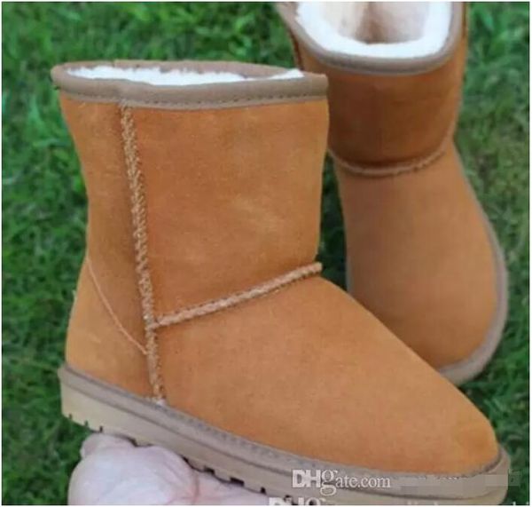 2022 new girls boots shoes boys boots snow boots warm shoes winter warm toddler children 's plush sell brand children, Black