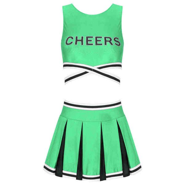 women's tracksuits womens cheerleading uniform ladies school girls cosplay dance come letter printing crop with color block pleated ski, Gray
women's tracksuits womens cheerleading uniform ladies school girls cosplay dance come letter printing crop with color block pleated ski, Gray
