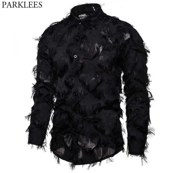 men's casual shirts black feather star clubwear shirt men 2022 stage prom dress shirts mens party dinner event prom shirt male chemise, White;black
men's casual shirts black feather star clubwear shirt men 2022 stage prom dress shirts mens party dinner event prom shirt male chemise, White;black