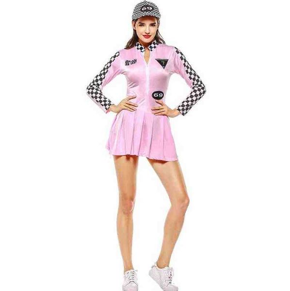 women's tracksuits red pink cool lattice racer come racing driver school sports women clothing set t220909, Gray
women's tracksuits red pink cool lattice racer come racing driver school sports women clothing set t220909, Gray