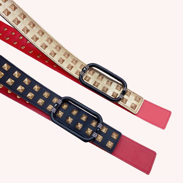 luxury designer latest women 4.0 cm belt double -sided original leather inlaid rivet accessories with pure copper diamond hardware buckle tw, Black;brown
luxury designer latest women 4.0 cm belt double -sided original leather inlaid rivet accessories with pure copper diamond hardware buckle tw, Black;brown