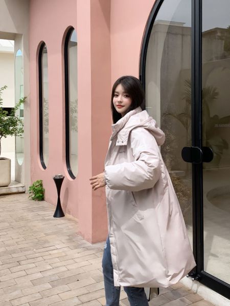 women's down parkas loose long parkas women winter thick puffer coat female casual warm hooded cotton padded jacket korean outwear 2209, Black
women's down parkas loose long parkas women winter thick puffer coat female casual warm hooded cotton padded jacket korean outwear 2209, Black
