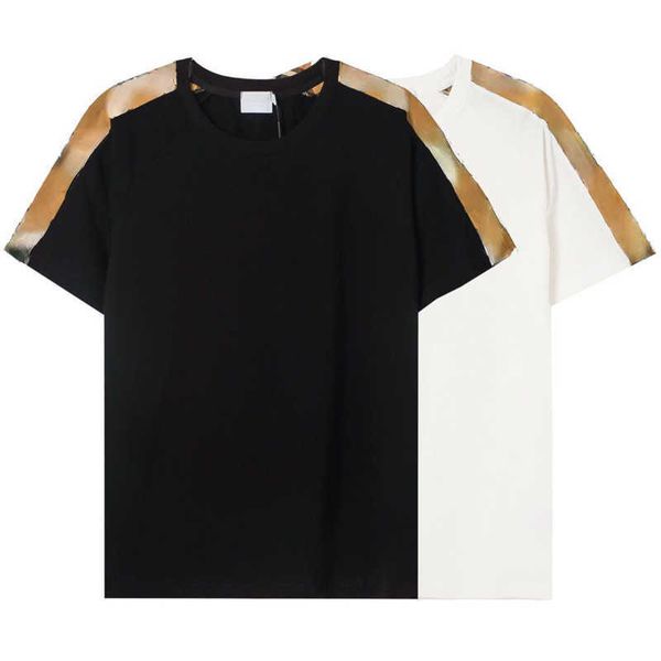 designer t shirt mens sweat shirts bur plaid splice short sleeve t-shirt man women summer cotton pullover tee loose sweatshirt, White;black
designer t shirt mens sweat shirts bur plaid splice short sleeve t-shirt man women summer cotton pullover tee loose sweatshirt, White;black
