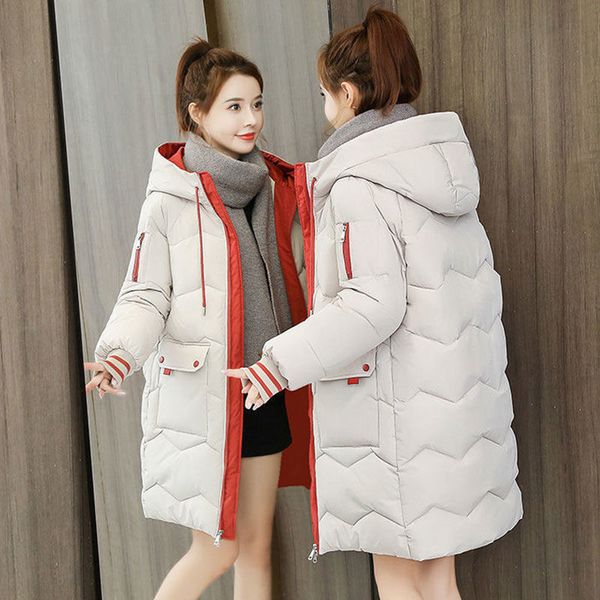 women's down parkas women parkas winter jacket hooded warm long coat parka cotton padded basic jacket female casual outwear p968 220930, Black
women's down parkas women parkas winter jacket hooded warm long coat parka cotton padded basic jacket female casual outwear p968 220930, Black