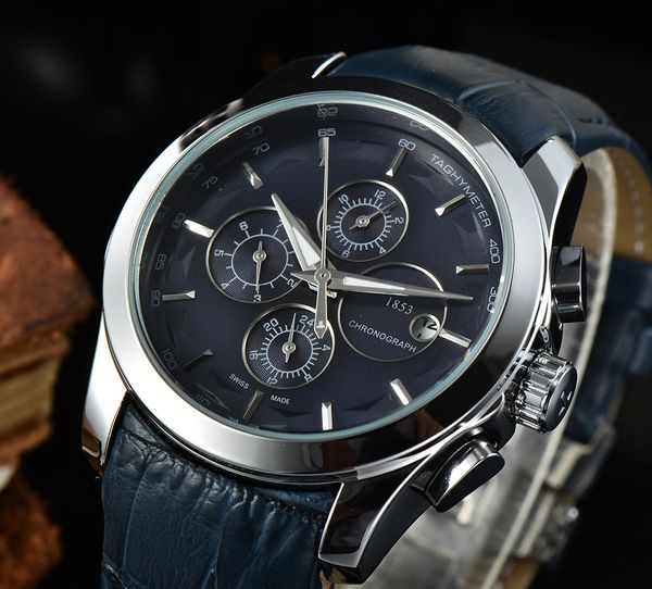 1853 brand luxury watches pearl movement automatic machinery watch male clock leather band men fashion wristwatch, Slivery;brown
1853 brand luxury watches pearl movement automatic machinery watch male clock leather band men fashion wristwatch, Slivery;brown
