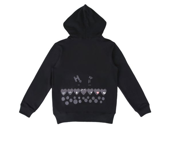play designer men's hoodies fashion hearts badge hoodie trend cotton sweatshirts women's clothing labels complete hy, Black
play designer men's hoodies fashion hearts badge hoodie trend cotton sweatshirts women's clothing labels complete hy, Black