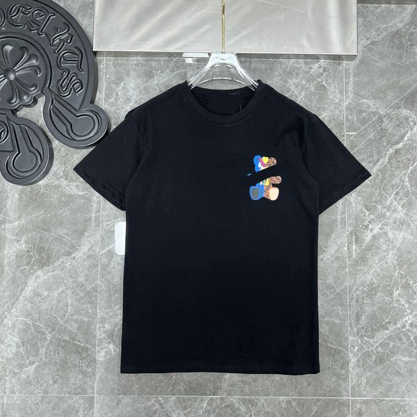 t-shirt men's t-shirts 2022 summer new ch little monster old buddha co branded short sleeve embroidery women's fashion lovers', Black;brown
t-shirt men's t-shirts 2022 summer new ch little monster old buddha co branded short sleeve embroidery women's fashion lovers', Black;brown