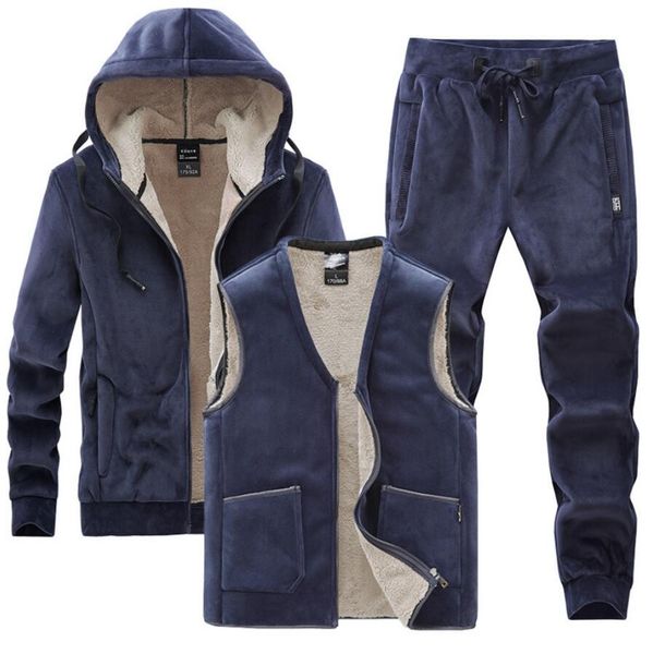 men's tracksuits new hoodie cashmere winter hoodie coat and velvet thickened sports suit men casual three-piece set mmmd8llh68, Gray
men's tracksuits new hoodie cashmere winter hoodie coat and velvet thickened sports suit men casual three-piece set mmmd8llh68, Gray