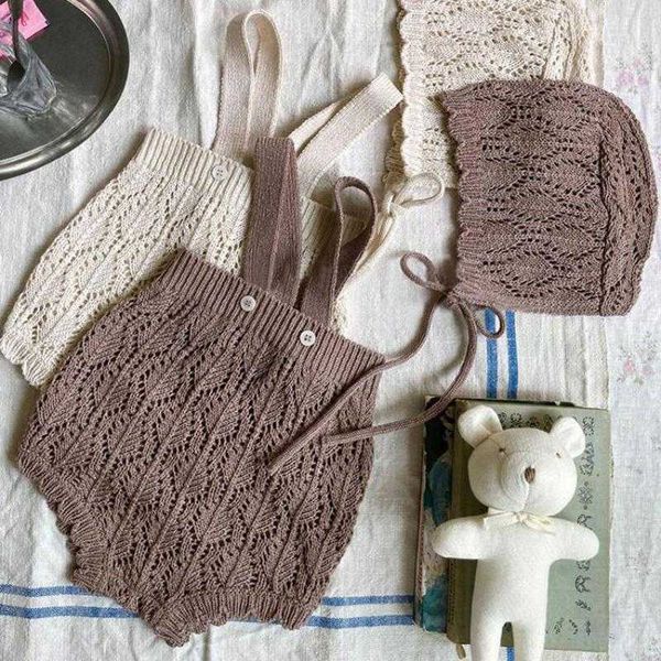 rompers toddler boy fashion hollow out sling bodysuit baby girls simple solid sleeveless knitting jumpsuit boys winter new cap j220922, Blue
rompers toddler boy fashion hollow out sling bodysuit baby girls simple solid sleeveless knitting jumpsuit boys winter new cap j220922, Blue