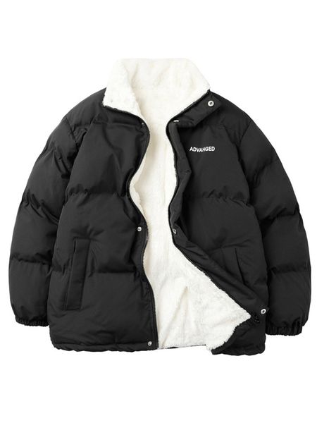 women's down parkas legible winter jacket women stand collar thick teen gril loose casual oversize coat female women's parkas jack, Black
women's down parkas legible winter jacket women stand collar thick teen gril loose casual oversize coat female women's parkas jack, Black