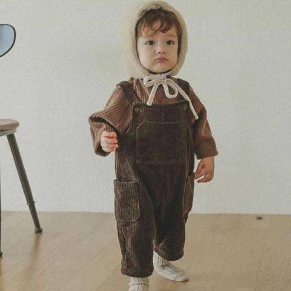 rompers autumn baby sleeveless jumpsuit fashion kids boys corduroy overall 2021 new children pants loose toddler strap pants j220922, Blue
rompers autumn baby sleeveless jumpsuit fashion kids boys corduroy overall 2021 new children pants loose toddler strap pants j220922, Blue