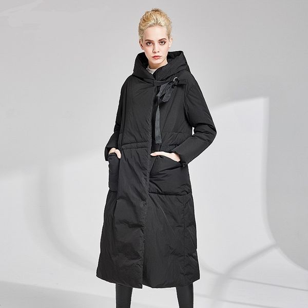 women's down parkas winter big pockets warm natural white duck down coats female oversized hooded longer down parkas warm duckdown coat, Black
women's down parkas winter big pockets warm natural white duck down coats female oversized hooded longer down parkas warm duckdown coat, Black