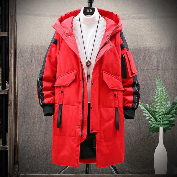 men's down parkas new coat three color with hooded keep warm winter drop shoulder thick long jacket youth cargo style g220930, Black
men's down parkas new coat three color with hooded keep warm winter drop shoulder thick long jacket youth cargo style g220930, Black