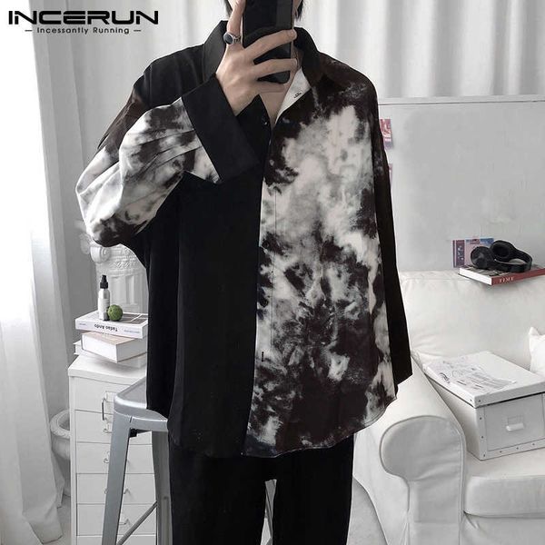 men's casual shirts men casual shirt spring print patchwork lapel long sleeve streetwear 2022 korean loose fashion shirts camisas 5xl, White;black
men's casual shirts men casual shirt spring print patchwork lapel long sleeve streetwear 2022 korean loose fashion shirts camisas 5xl, White;black